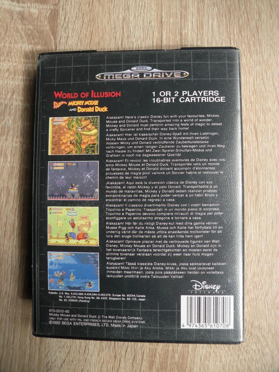 Sega Megadrive Game World of Illusion (MD) – photo 3